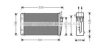 AVA QUALITY COOLING AL6015 Heat Exchanger, interior heating